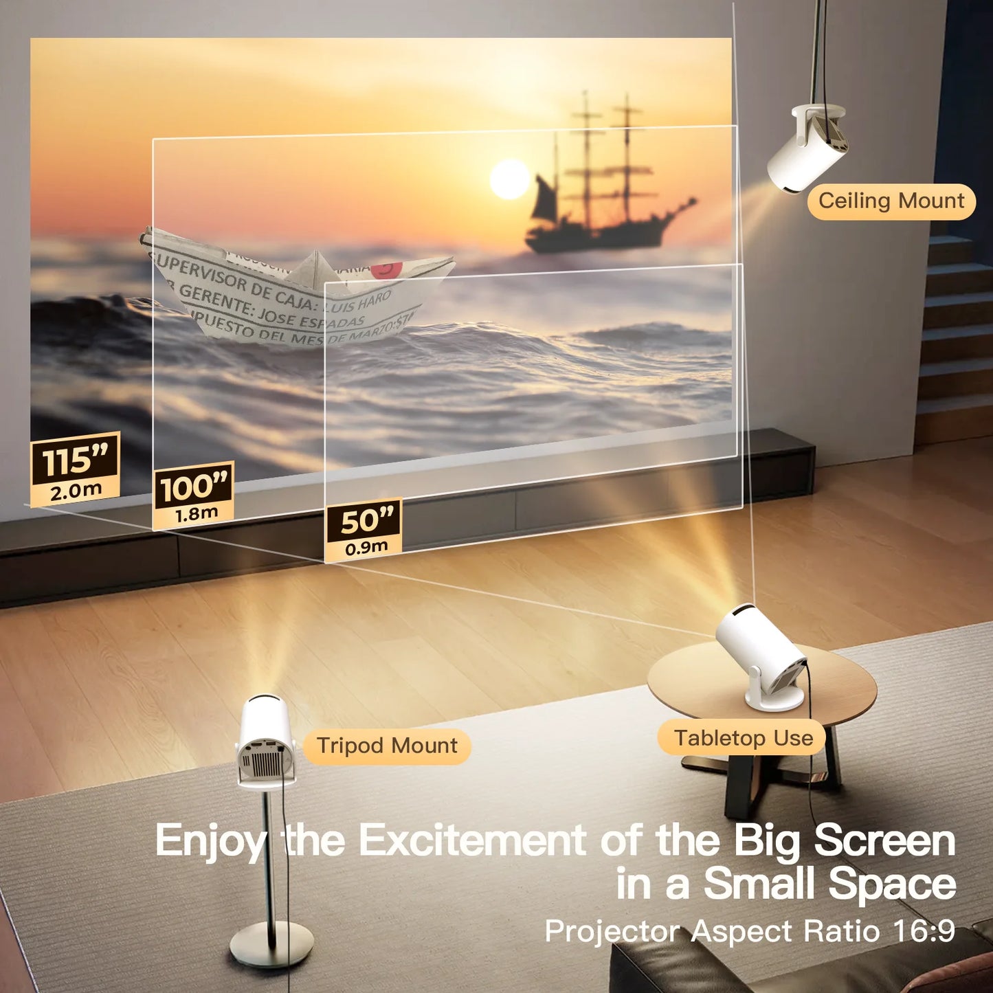 VisionCast Smart Projector™