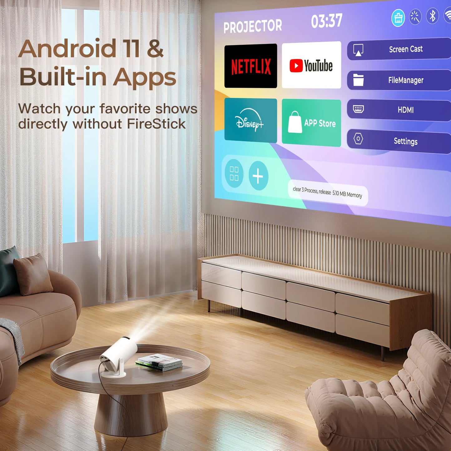 VisionCast Smart Projector™